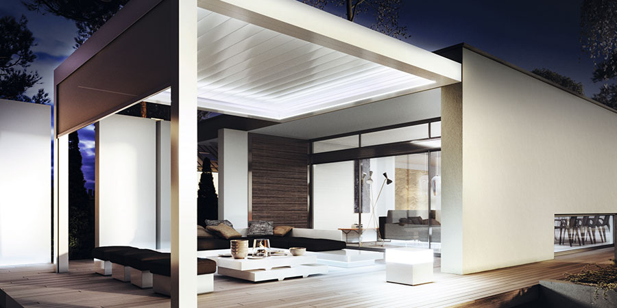 Pergola SO! Cosy met Casambi